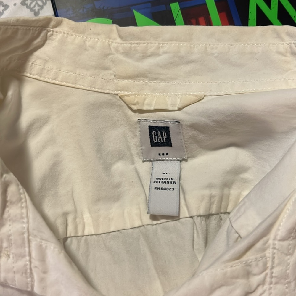 Gap Cotton Long Sleeve Button Down Shirt - XL - Picture 4 of 5